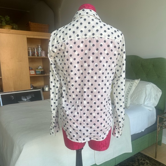 J. Crew Polka Dot Blouse - Picture 3 of 5